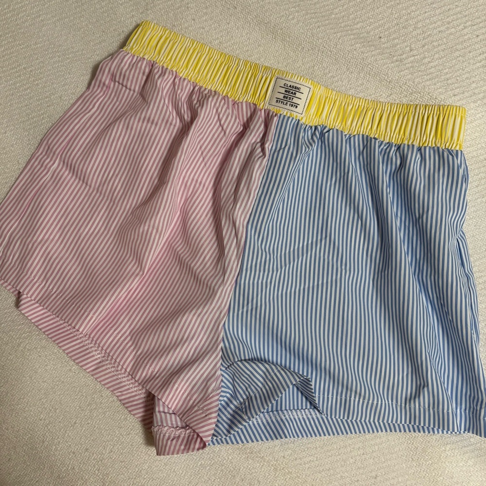 SHEIN multi striped shorts, NWOT